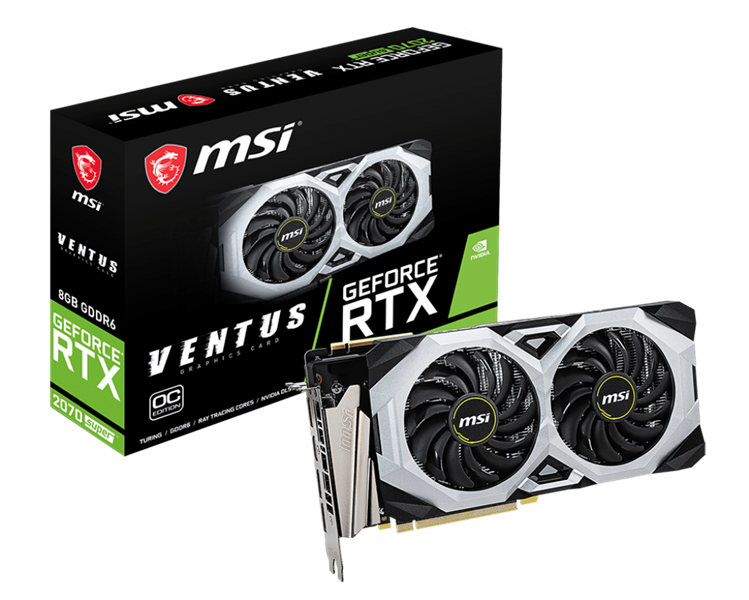 VGA MSI RTX 2070 Super VENTUS OC 8GB GDDR6 _919KT